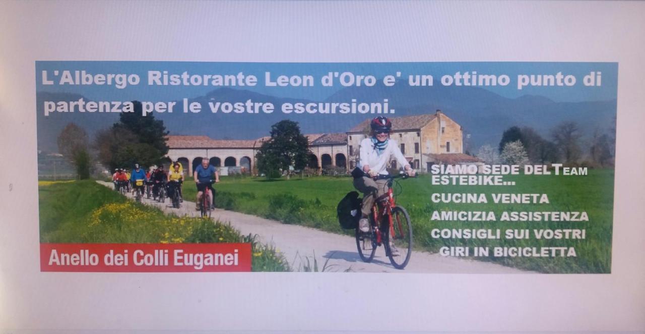 Albergo Ristorante Leon D'Oro Este Bagian luar foto